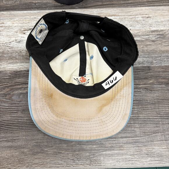 Vintage Cleveland Cavaliers CAVS Logo Basketball Black Blue Snapback Cap‎ Hat - Picture 6 of 6